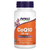 NOW Foods CoQ10 30 mg 60 Veg Capsules 733739031846