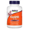 NOW Foods CoQ10 60 mg 180 Veg Capsules 733739031549