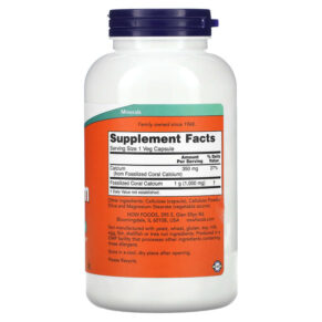 NOW Foods, Coral Calcium, 1,000 mg, 250 Veg Capsules 733739012791