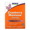 NOW Foods Cranberry Mannose + Probiotics For Women On The Go 24 Packets 0.21 oz (6 g) Each 733739028129