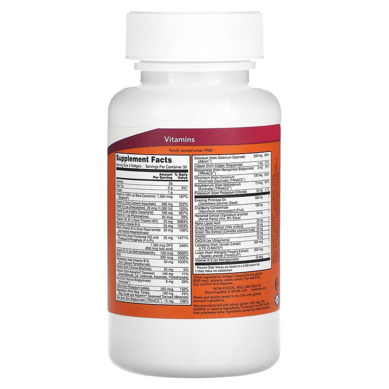 NOW Foods, EVE, Superior Women's Multi, 90 Softgels 733739038029