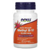 NOW Foods Extra Strength Methyl B-12 10,000 mcg 60 Lozenges 733739005014