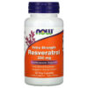 NOW Foods Extra Strength Resveratrol 350 mg 60 Veg Capsules 733739033864