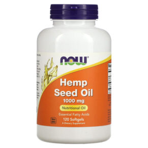 NOW Foods Hemp Seed Oil 1,000 mg 120 Softgels 733739017994