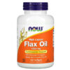 NOW Foods High Lignan Flax Oil 1,000 mg 120 Softgels 733739017802