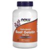 NOW Foods Hydrolyzed Beef Gelatin 550 mg 200 Capsules 733739065056
