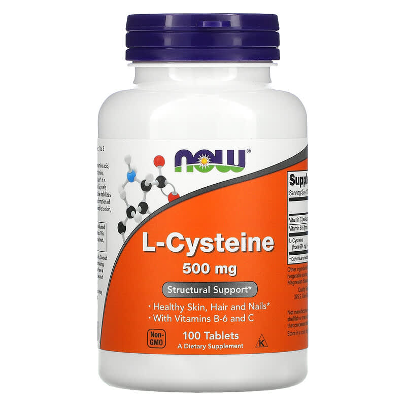 NOW Foods L-Cysteine 500 mg 100 Tablets 733739000774