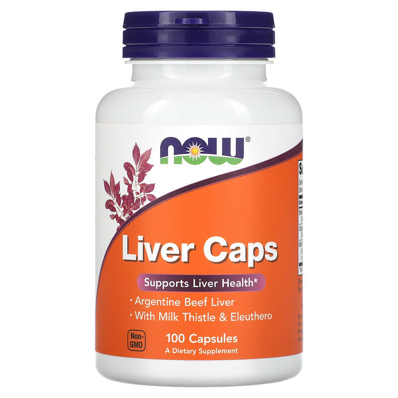 NOW Foods Liver Caps 100 Capsules 733739024329
