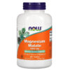 NOW Foods Magnesium Malate 1,000 mg 180 Tablets 733739013002