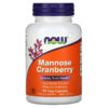 NOW Foods Mannose Cranberry 90 Veg Capsules 733739028143