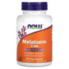 NOW Foods Melatonin 3 mg 180 Veg Capsules 733739032577
