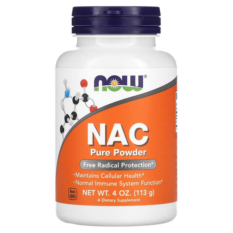 NOW Foods NAC Pure Powder 4 oz (113 g) 733739001863