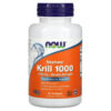 NOW Foods Neptune Krill 1000 Double Strength 1,000 mg 60 Softgels 733739016270