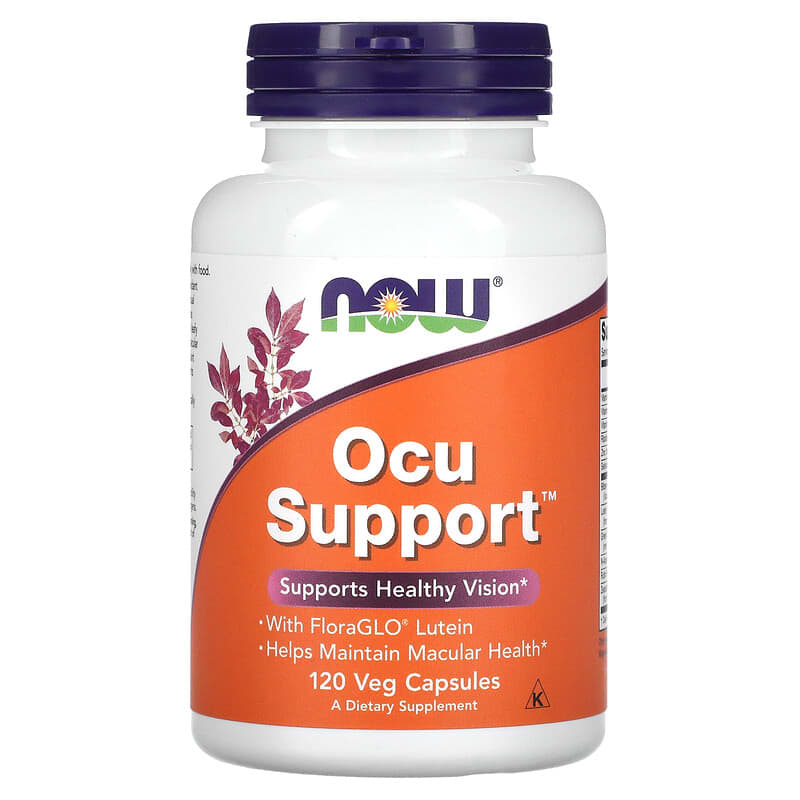 NOW Foods Ocu Support 120 Veg Capsules 733739033024