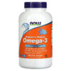 NOW Foods Omega-3 180 EPA/120 DHA 200 Fish Softgels 733739016485