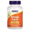 NOW Foods Omega 3-6-9 1,000 mg 100 Softgel 733739018359