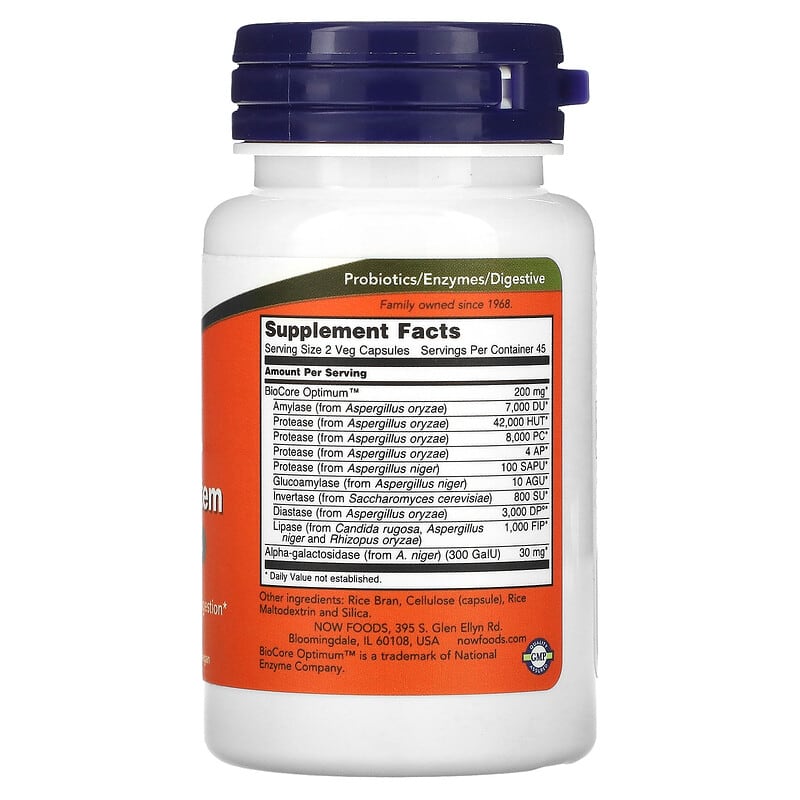NOW Foods, Optimal Digestive System, 90 Veg Capsules 733739029584
