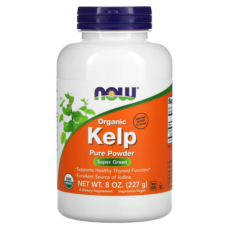 NOW Foods Organic Kelp Pure Powder 8 oz (227 g) 733739026767