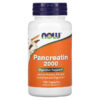 NOW Foods Pancreatin 2000 100 Capsules 733739029454