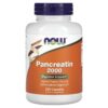 NOW Foods Pancreatin 2000 250 Capsules 733739029461