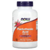 NOW Foods Pantothenic Acid 500 mg 250 Veg Capsules 733739004888
