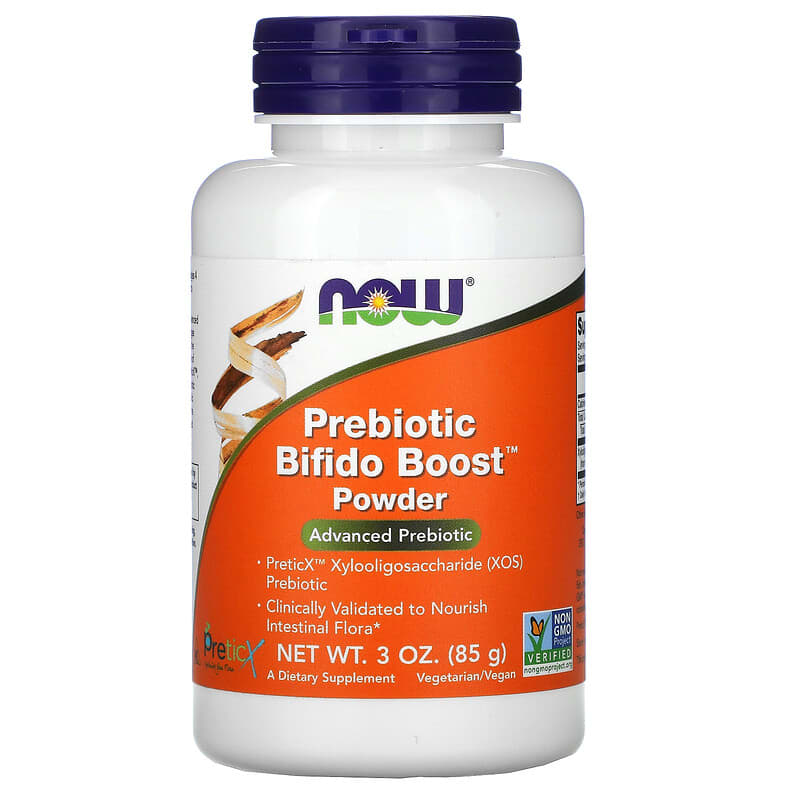 NOW Foods Prebiotic Bifido Boost Powder 3 oz (85 g) 733739029485