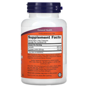 NOW Foods, Quercetin with Bromelain, 120 Veg Capsules 733739030702