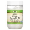 NOW Foods Real Food Organic Virgin Coconut Oil 12 fl oz (355 ml) 733739017253