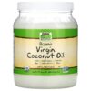 NOW Foods Real Food Organic Virgin Coconut Oil 54 fl oz (1.6 L) 733739017352