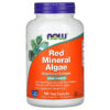 NOW Foods Red Mineral Algae 180 Veg Capsules 733739015389
