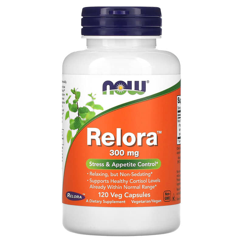 NOW Foods Relora 300 mg 120 Veg Capsules 733739033437