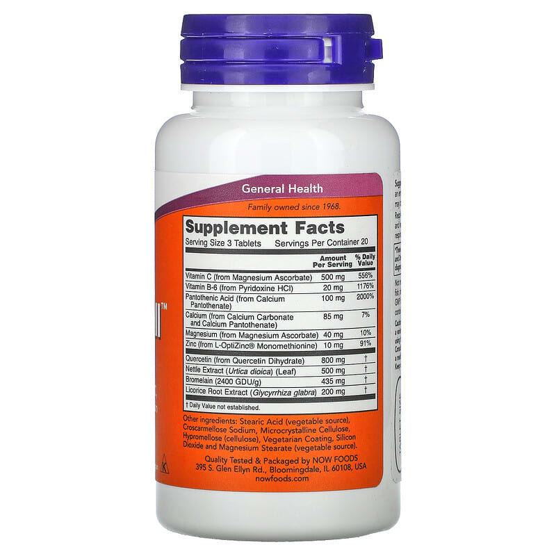 NOW Foods, Respir-All, 60 Tablets 733739032829