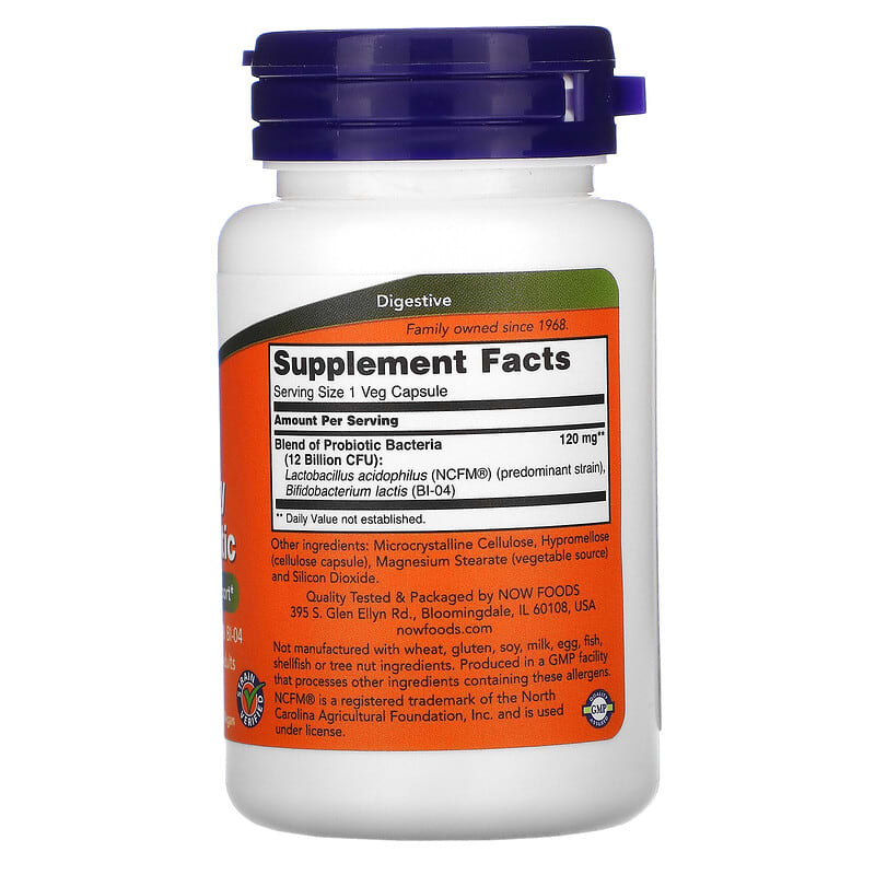 NOW Foods, Respiratory Care Probiotic, 60 Veg Capsules 733739029096