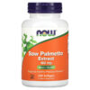 NOW Foods Saw Palmetto Extract 160 mg 240 Softgels 733739047441