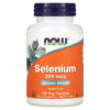 NOW Foods Selenium 200 mcg 180 Veg Capsules 733739014863