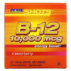 NOW Foods Shots B-12 Mixed Berry 10,000 mcg 12 Shots 0.5 fl oz (15 ml) Each 733739004536