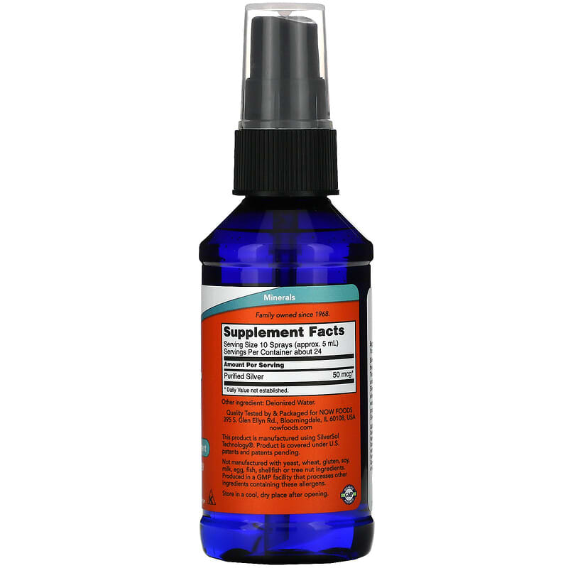 NOW Foods, Silver Sol, 4 fl oz (118 ml) 733739014078