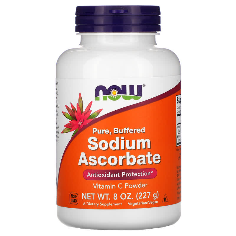 NOW Foods Sodium Ascorbate Powder 8 oz (227 g) 733739007605