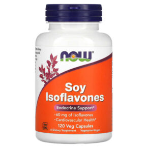 NOW Foods Soy Isoflavones 120 Veg Capsules 733739032881