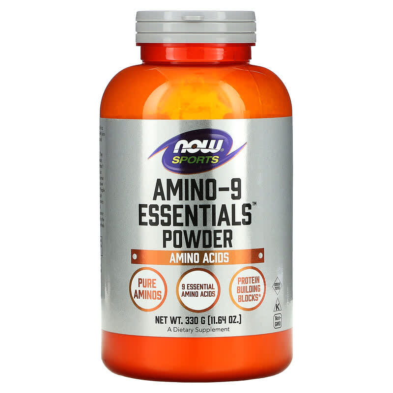NOW Foods Sports Amino-9 Essentials Powder 11.64 oz (330 g) 733739002068