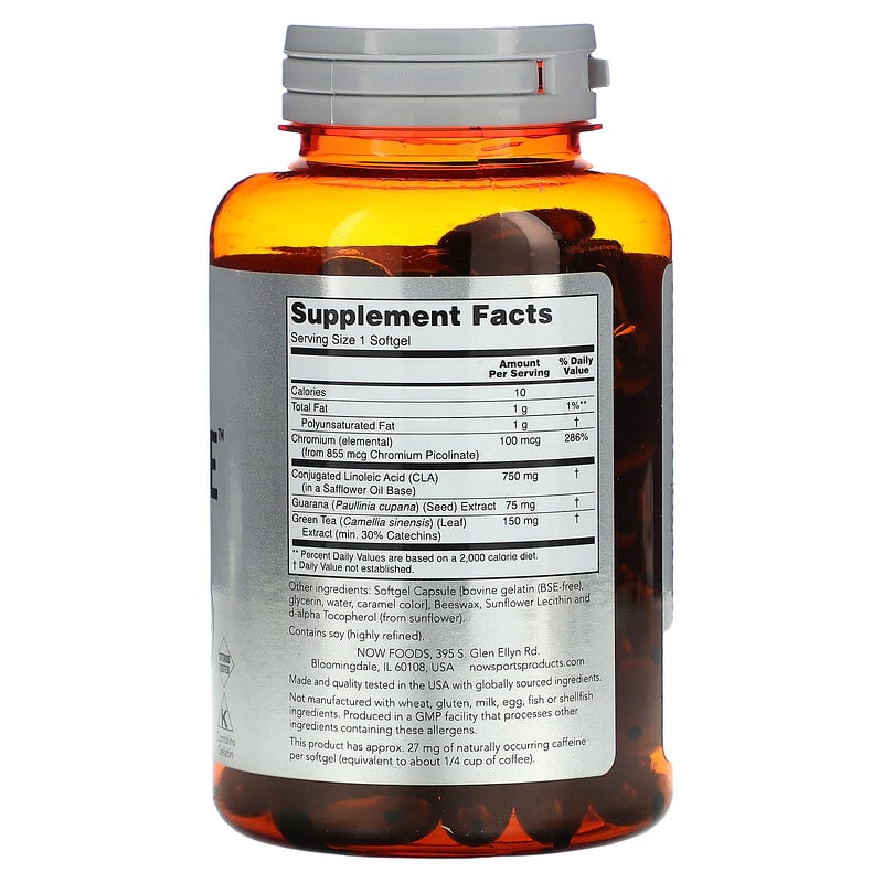 NOW Foods, Sports, CLA Extreme, 90 Softgels 733739017314