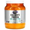 NOW Foods Sports Egg White Protein Protein Powder Unflavored 1.2 lbs (544 g) 733739020406