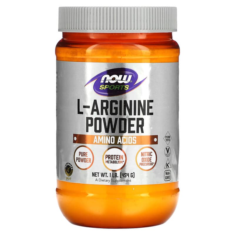 NOW Foods Sports L-Arginine Powder 1 lb (454 g) 733739002105