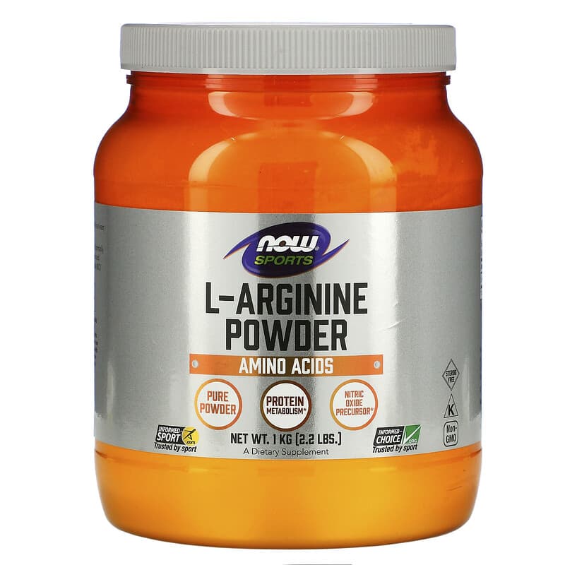 NOW Foods Sports L-Arginine Powder 2.2 lbs (1 kg) 733739002112