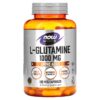 NOW Foods Sports L-Glutamine Double Strength 1,000 mg 120 Veg Capsules 733739000941