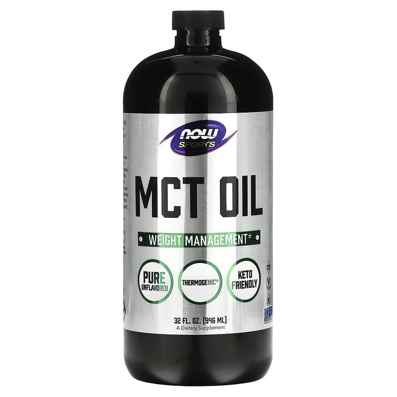 NOW Foods Sports MCT Oil Unflavored 32 fl oz (946 ml) 733739021991
