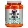 NOW Foods Sports Micellar Casein Protein Powder Unflavored 1.8 lbs (816 g) 733739021229