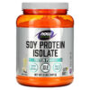 NOW Foods Sports Soy Protein Isolate Creamy Vanilla 2 lbs (907 g) 733739021427