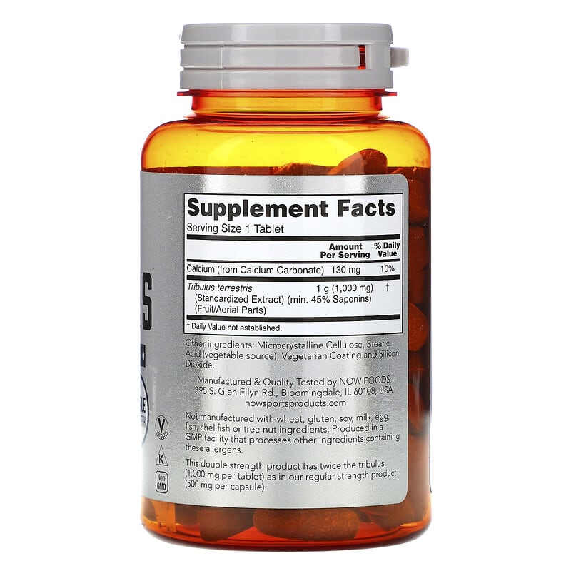 NOW Foods, Sports, Tribulus, 1,000 mg, 90 Tablets 733739021717