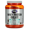 NOW Foods Sports Whey Protein Isolate Creamy Chocolate 1.8 lbs (816 g) 733739021625